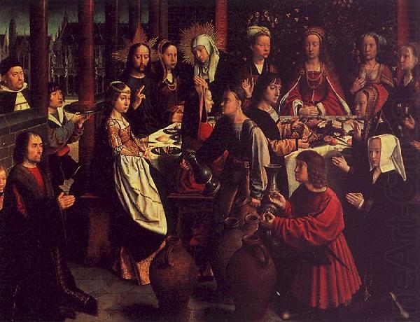 Gerard David The Marriage Feast at Cana china oil painting image